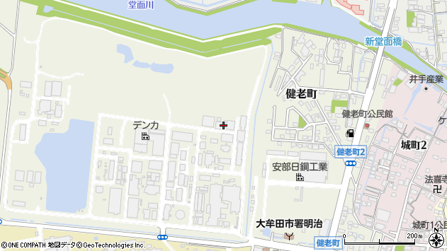 〒836-0011 福岡県大牟田市健老町の地図