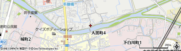 福岡県大牟田市手鎌28周辺の地図