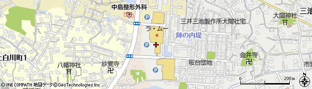 パティ大牟田店周辺の地図