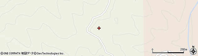 大分県津久見市中村周辺の地図