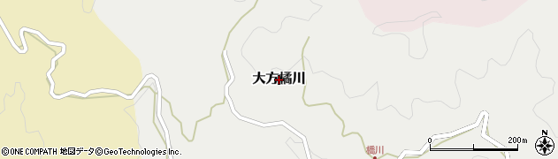 高知県黒潮町（幡多郡）大方橘川周辺の地図