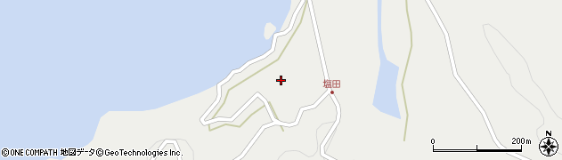 長崎県西海市大島町塩田周辺の地図