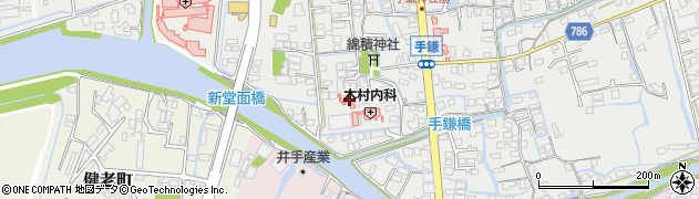 福岡県大牟田市手鎌845周辺の地図