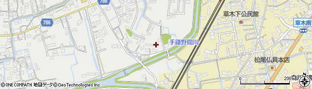 福岡県大牟田市手鎌250周辺の地図