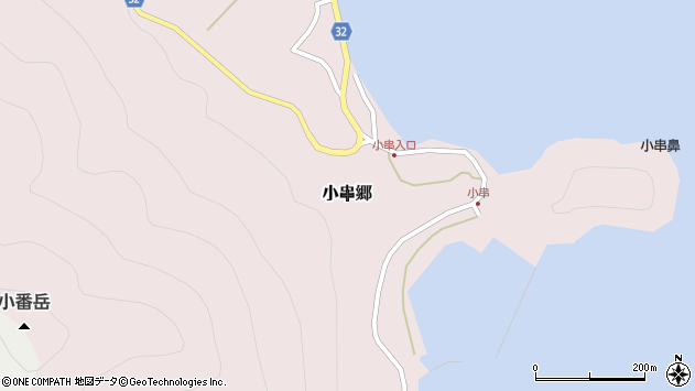 〒857-4601 長崎県南松浦郡新上五島町小串郷の地図