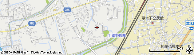 福岡県大牟田市手鎌270周辺の地図