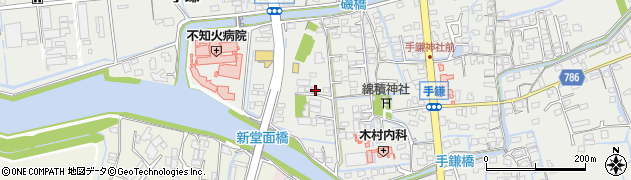 福岡県大牟田市手鎌880周辺の地図