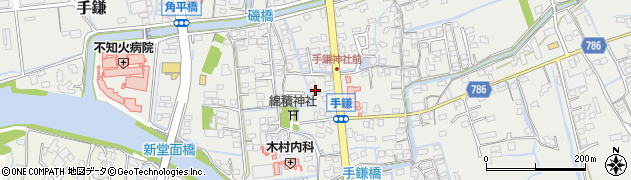 福岡県大牟田市手鎌759周辺の地図