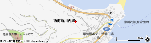 長崎県西海市西海町川内郷周辺の地図