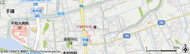 福岡県大牟田市手鎌778周辺の地図