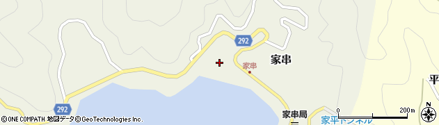 愛媛県南宇和郡愛南町家串362周辺の地図