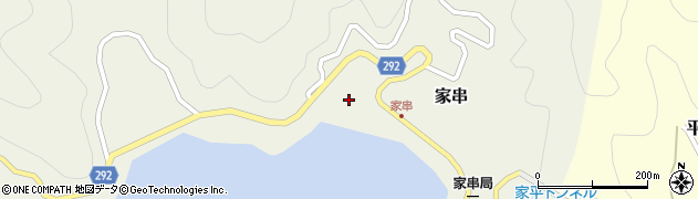 愛媛県南宇和郡愛南町家串361周辺の地図