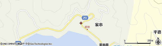 愛媛県南宇和郡愛南町家串925周辺の地図