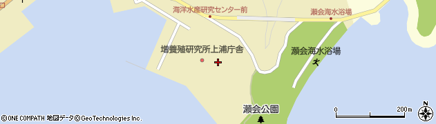 水産研究・教育機構（国立研究開発法人）　増養殖研究所・上浦庁舎周辺の地図