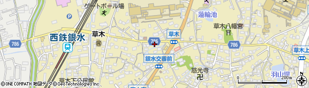 吉田電気工事株式会社　大牟田営業所周辺の地図