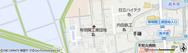 福岡県大牟田市手鎌1883周辺の地図
