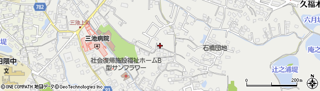福岡県大牟田市久福木258周辺の地図