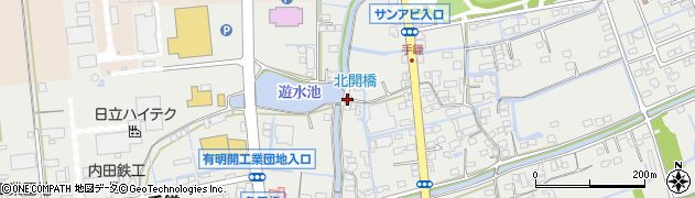 福岡県大牟田市手鎌1124周辺の地図