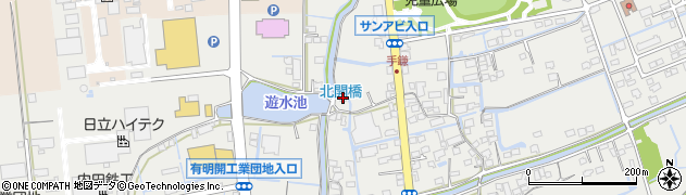 福岡県大牟田市手鎌1155周辺の地図