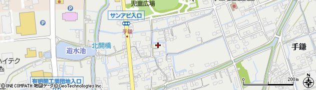 福岡県大牟田市手鎌1263周辺の地図