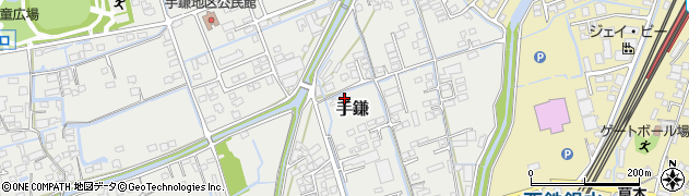 福岡県大牟田市手鎌333周辺の地図