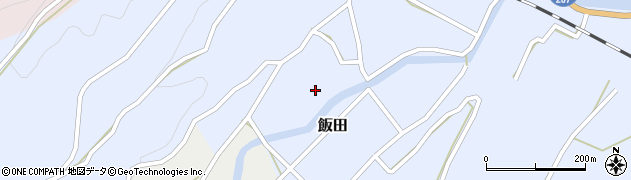 佐賀県鹿島市飯田周辺の地図