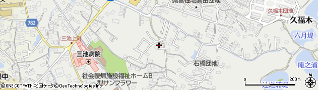 福岡県大牟田市久福木264周辺の地図