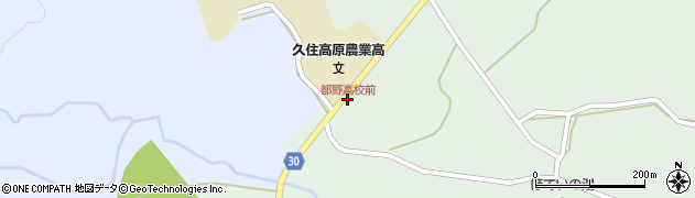 都野高校前周辺の地図