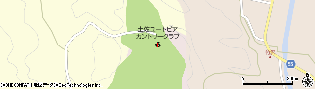 土佐ユートピアカントリークラブ周辺の地図