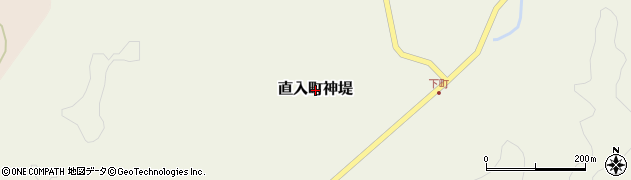 大分県竹田市直入町大字神堤周辺の地図