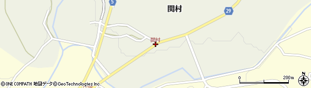 関村周辺の地図