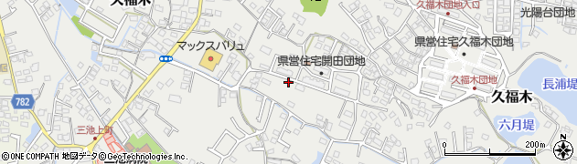 福岡県大牟田市久福木608周辺の地図