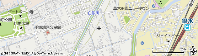福岡県大牟田市手鎌425周辺の地図