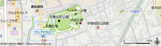 福岡県大牟田市手鎌1462周辺の地図