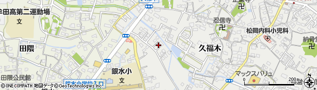 福岡県大牟田市久福木157周辺の地図