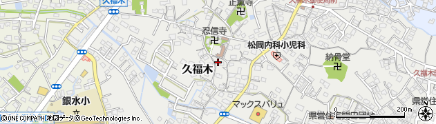 福岡県大牟田市久福木348周辺の地図