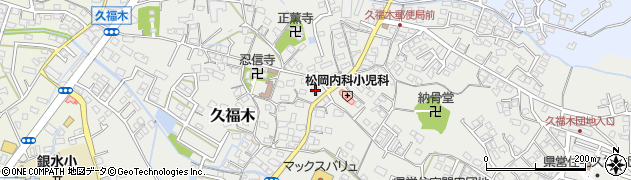 福岡県大牟田市久福木318周辺の地図