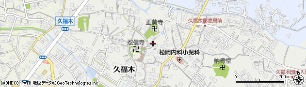 福岡県大牟田市久福木386周辺の地図