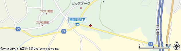 熊本県玉名郡南関町関町1484周辺の地図