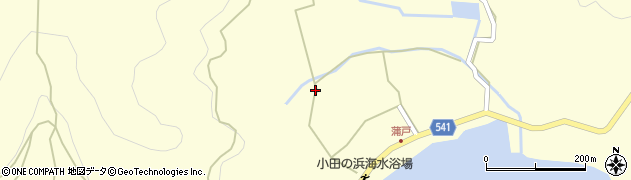 大分県佐伯市上浦大字最勝海浦1502周辺の地図