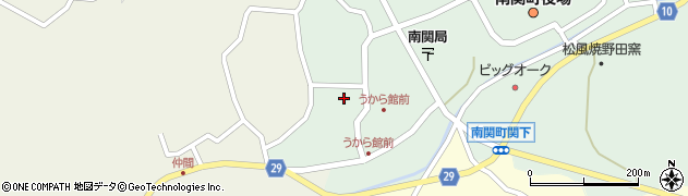 熊本県玉名郡南関町関町1244周辺の地図