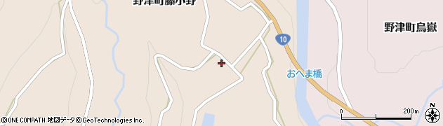 大分県臼杵市野津町大字藤小野2165周辺の地図