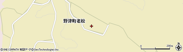 大分県臼杵市野津町大字老松2078周辺の地図