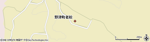 大分県臼杵市野津町大字老松2079周辺の地図