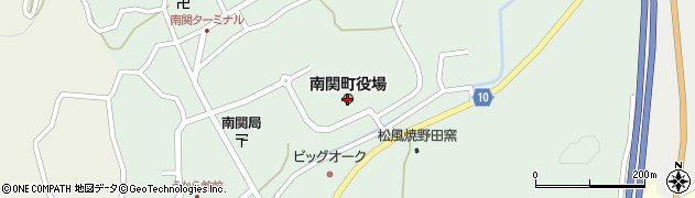 熊本県南関町（玉名郡）周辺の地図