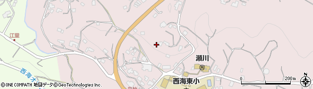 長崎県西海市西海町丹納郷周辺の地図