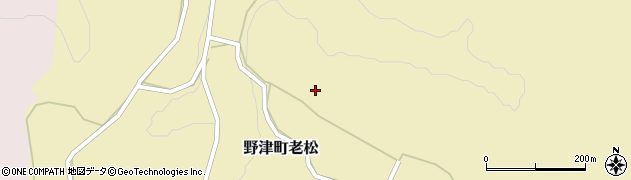 大分県臼杵市野津町大字老松1980周辺の地図