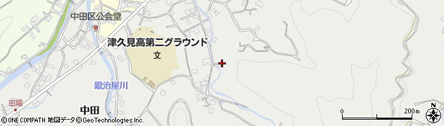 大分県津久見市中田4626周辺の地図