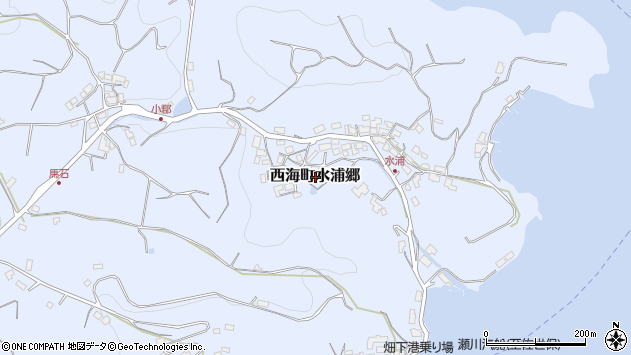 〒851-3511 長崎県西海市西海町水浦郷の地図