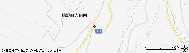 佐賀県嬉野市嬉野町大字吉田（丙）周辺の地図